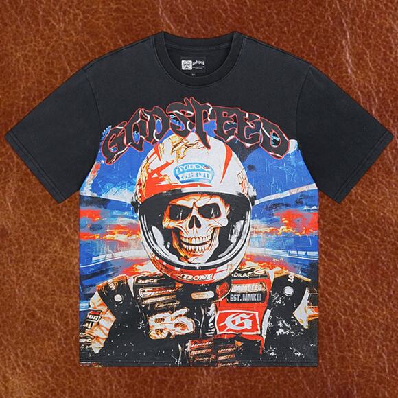 Men's Black Short Sleeve Godspeed - Picture 1 of 5